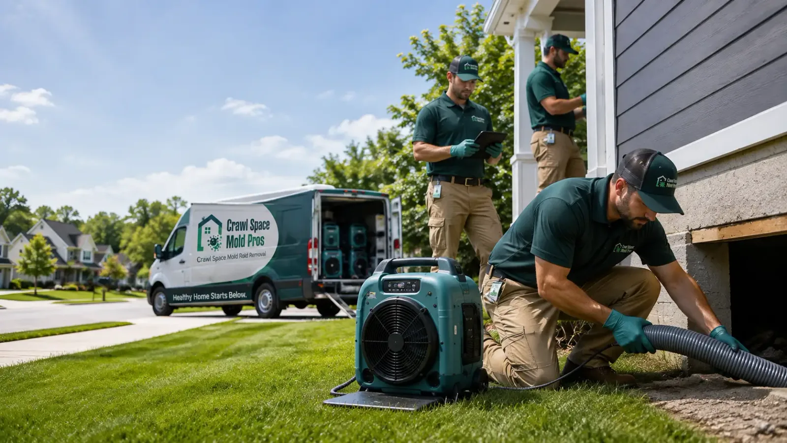 Crawl Space Mold Removal in Fullerton, NE